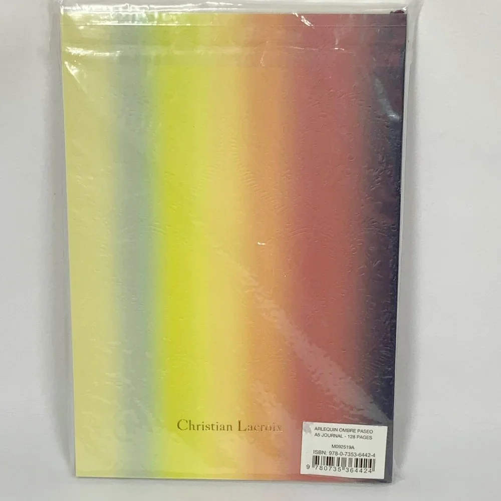 NEW! Christian Lacroix‎ Arlequin Ombre Paseo A5 Layflat Journal Notebook 128 pgs